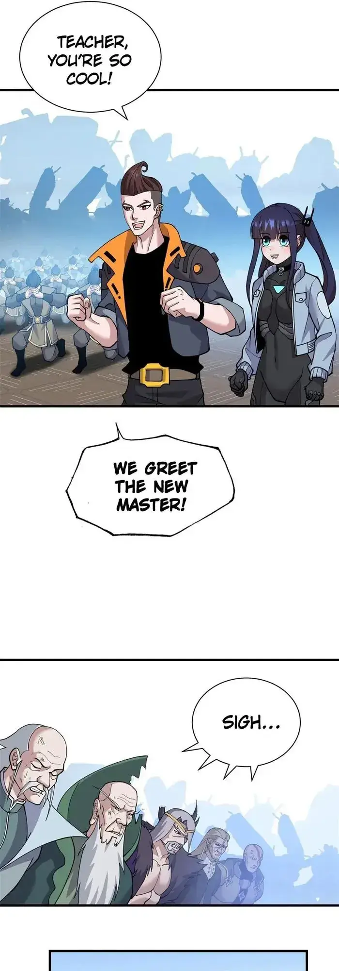 we greet the new master